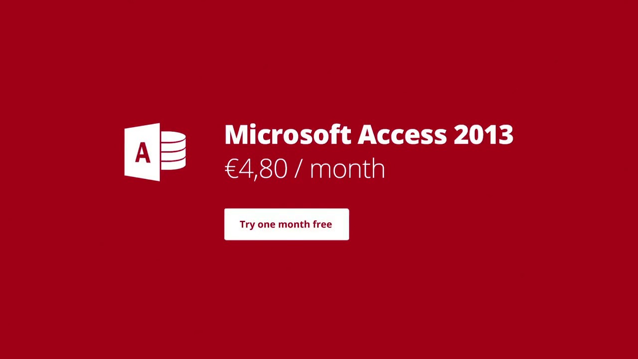 Microsoft access download for mac free trial